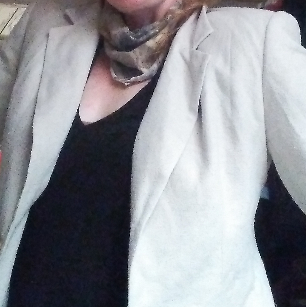 Nordstrom 100% Silk Shell Button Front Blazer ; - image 6